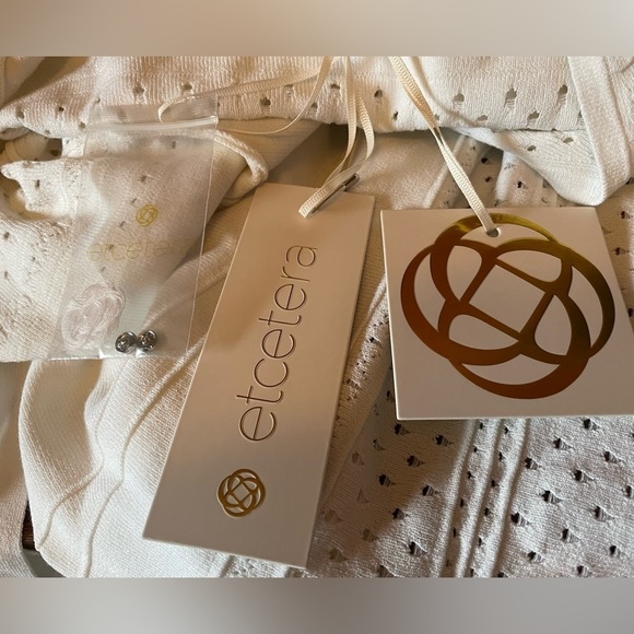 NWT Etcetera knit Wrapped Dress - Picture 4 of 7